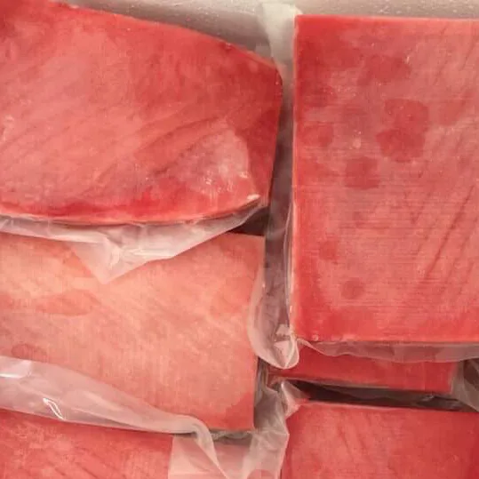 Cá ngừ phi lê cắt saku (chuẩn sashimi)