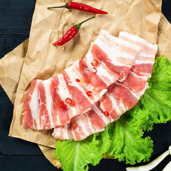 Thịt ba chỉ heo Nga