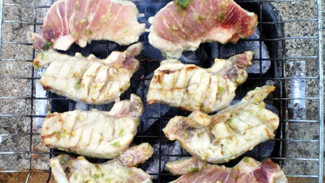 Lườn cá ngừ đại dương nướng
